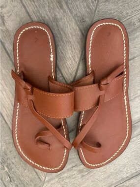 Brown Leather Sandals